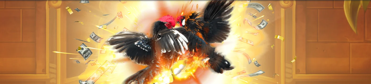 welcome cockfighting banner