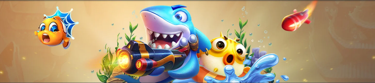 fish shooting welcome banner